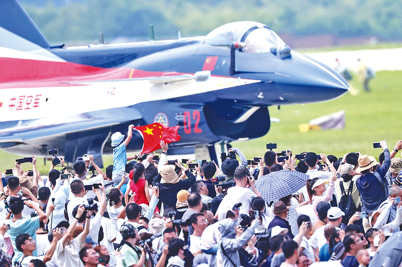 鸡吧插入阴道视频长春航空展迎来首个公众日